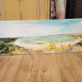 baie d'Authie berck plage 120X40 cm - Scenes de plage , hauts de France
